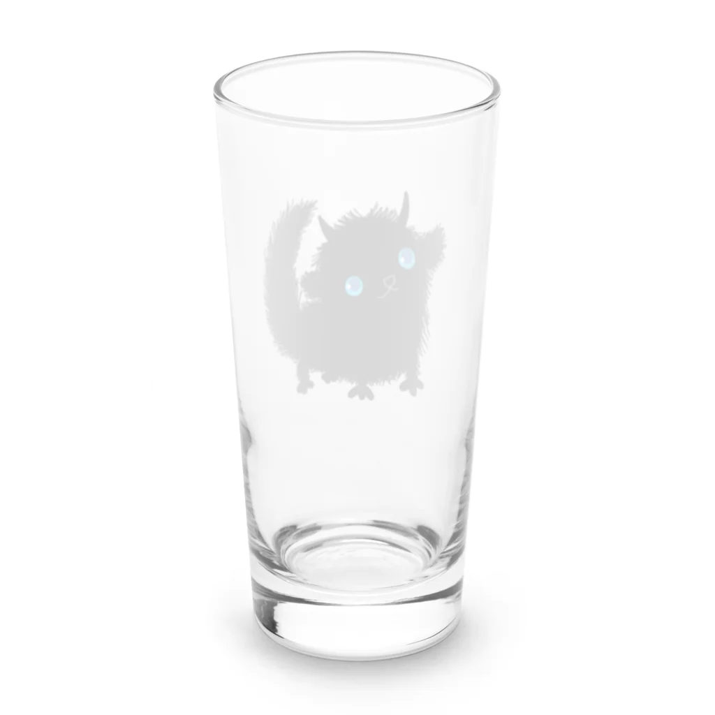 のほほん屋の山犬のモプ Long Sized Water Glass :back