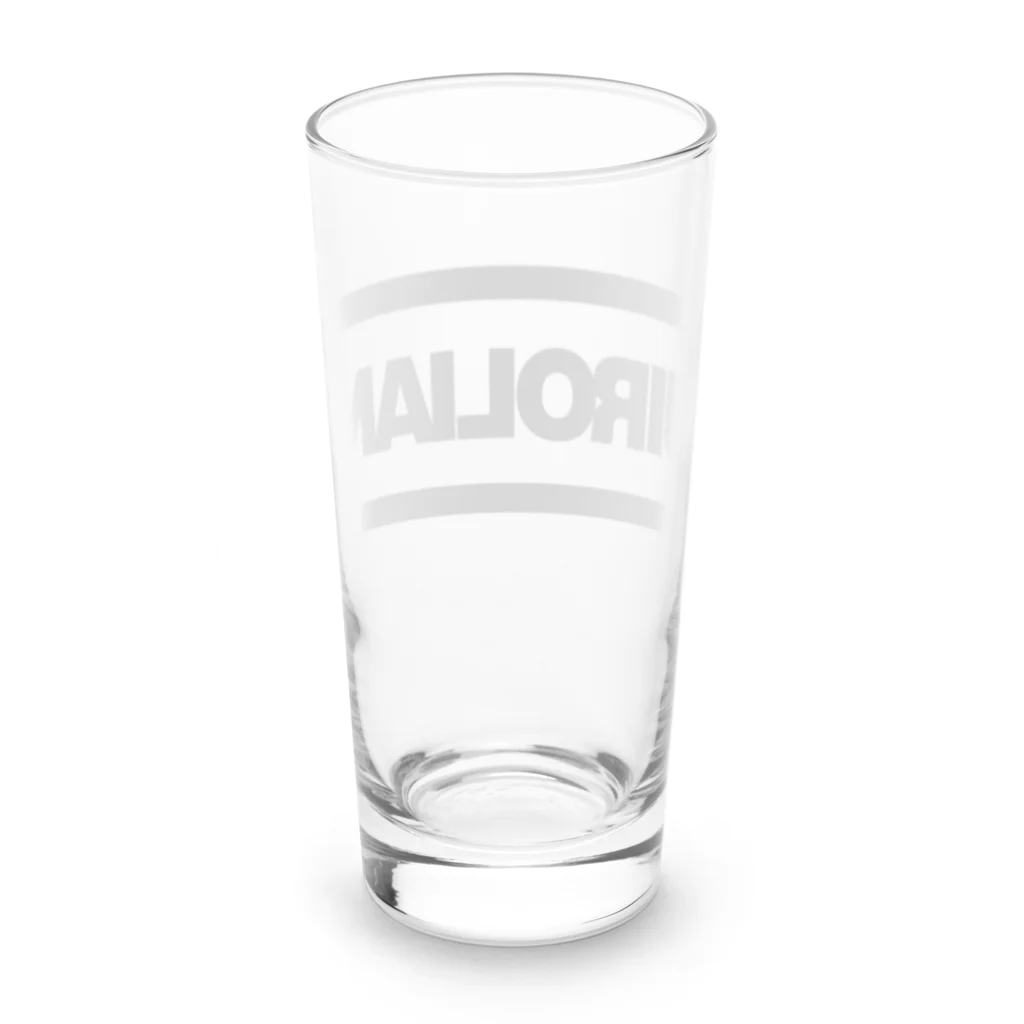 おもしろいTシャツ屋さんのJIROLIAN　ジロリアン　二郎　ラーメン Long Sized Water Glass :back