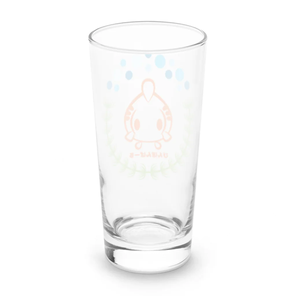 SAYACOのぴんぽんぱーる　水草モチーフ Long Sized Water Glass :back