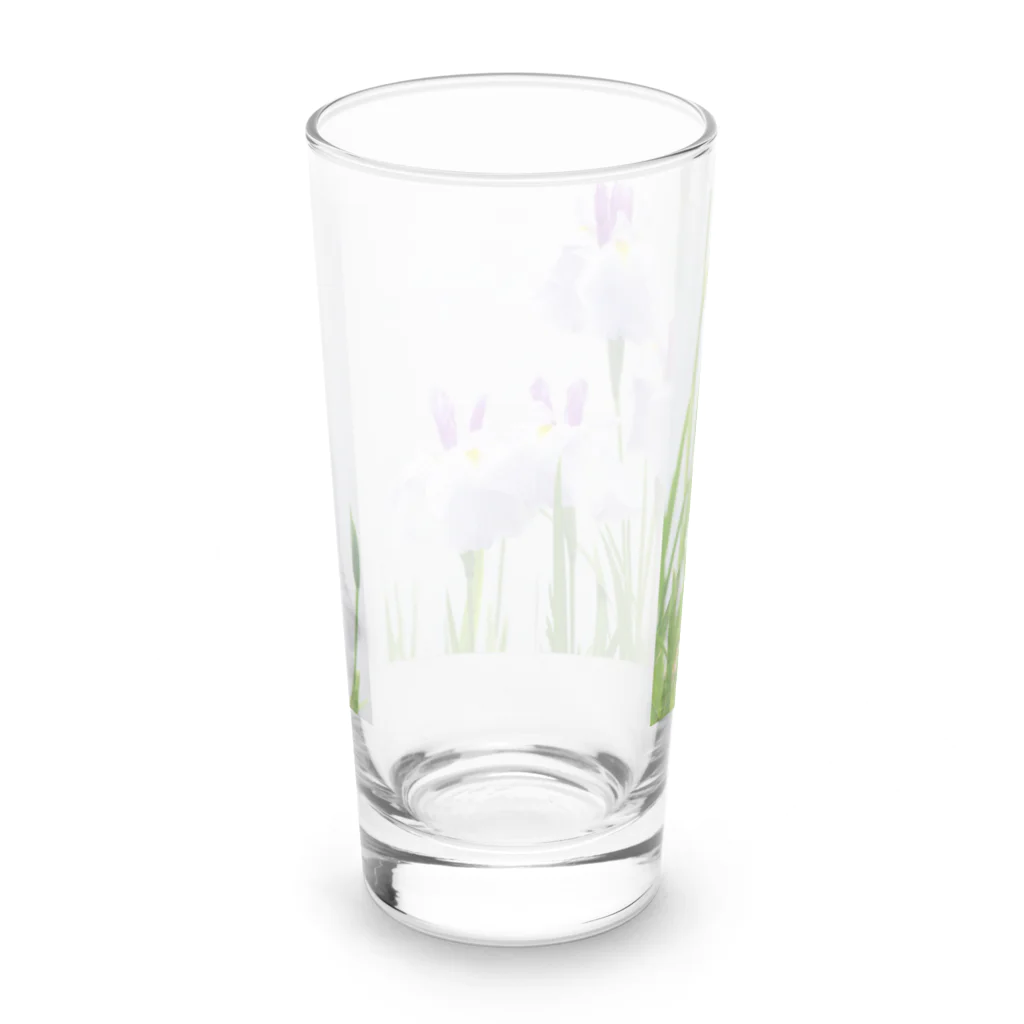 akane_art（茜音工房）の癒しの風景（花菖蒲） Long Sized Water Glass :back