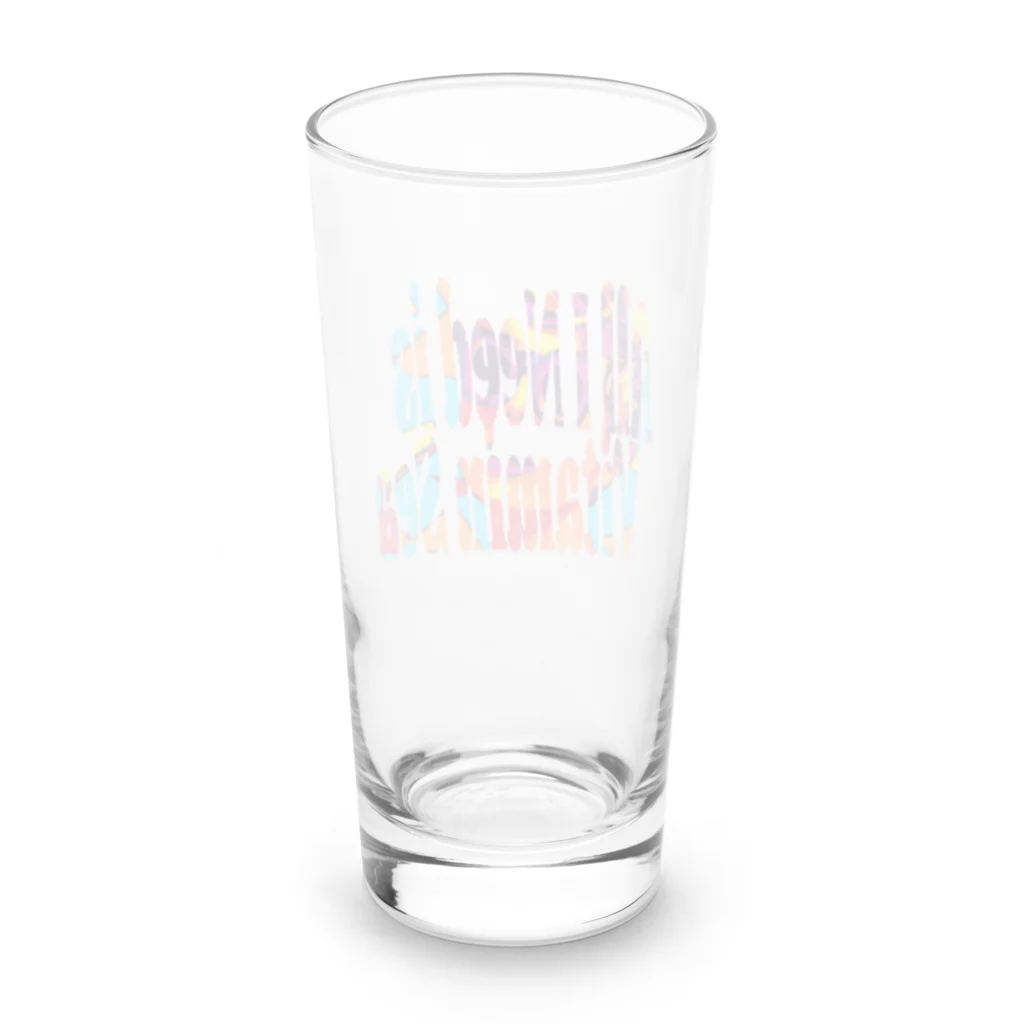 ぷんすこ(♂)のAll I Need is Vitamin Sea Long Sized Water Glass :back