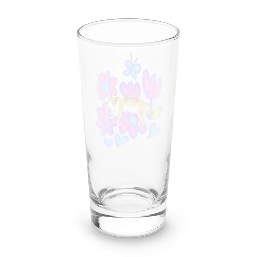 三姉妹とウフフのお店の夢見心地 Long Sized Water Glass :back