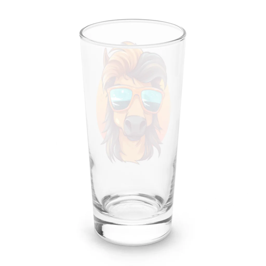 Vasetti_pressのカッコいい馬 Long Sized Water Glass :back