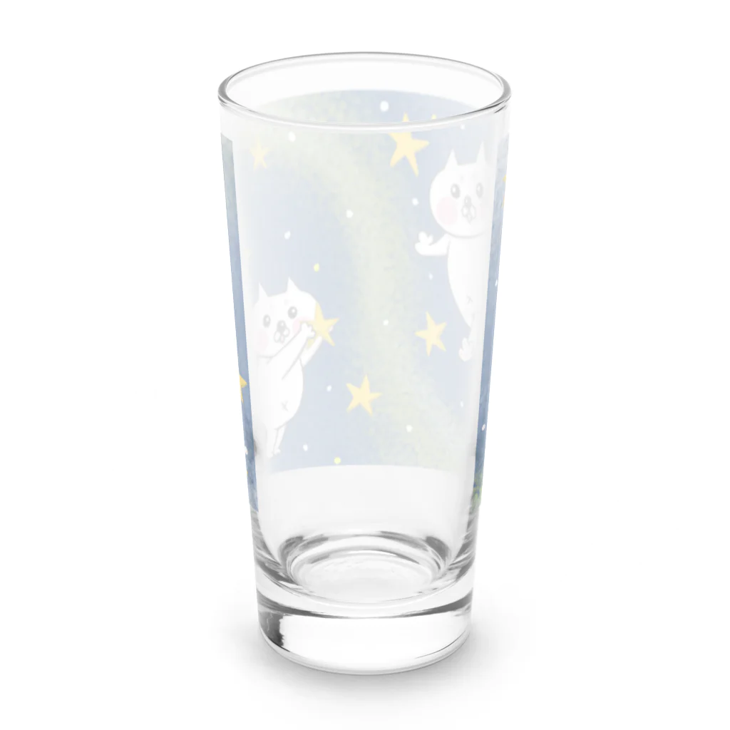 ぷぅみのあまのがわ Long Sized Water Glass :back