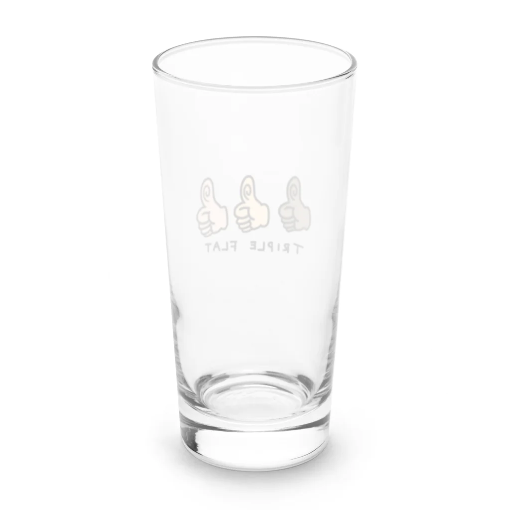 ♭♭♭(トリプルフラット)のグッド Long Sized Water Glass :back