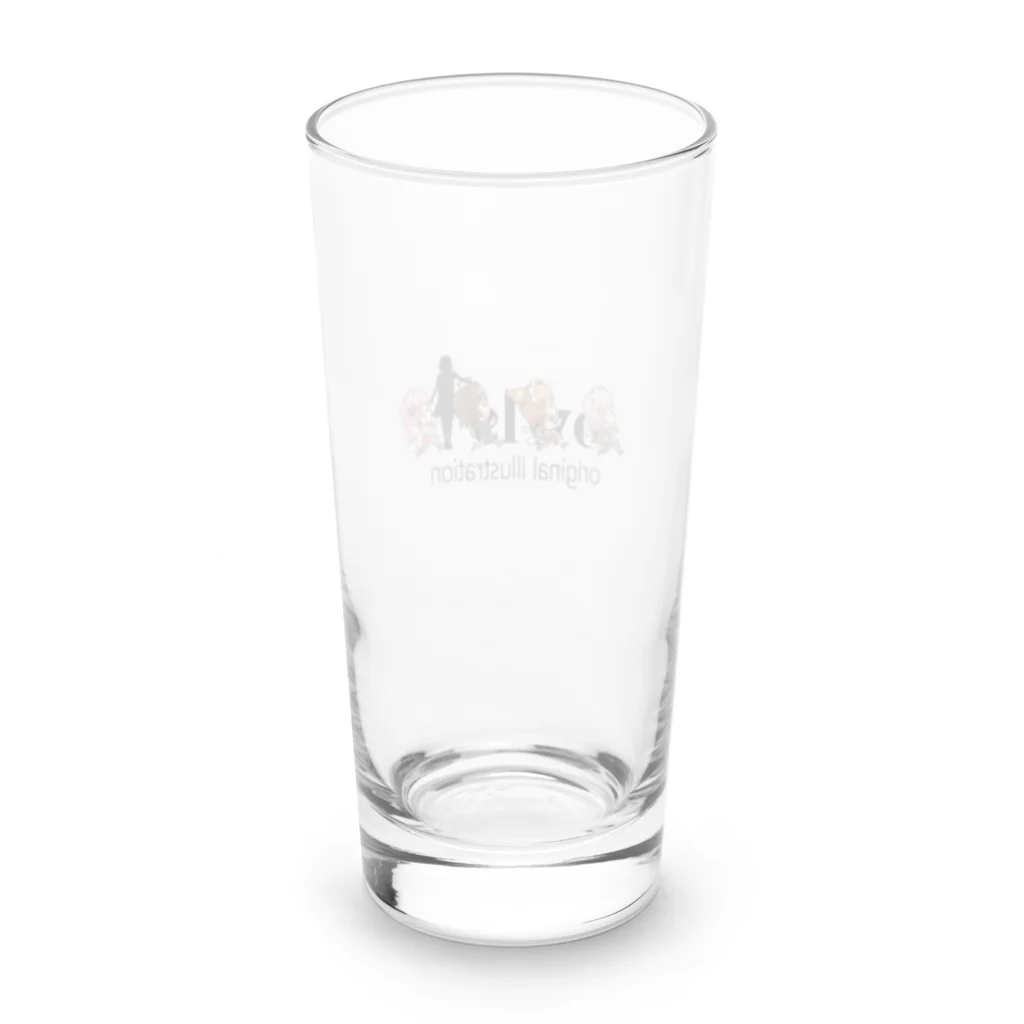 owls forest アイテム部屋の勢揃い Long Sized Water Glass :back