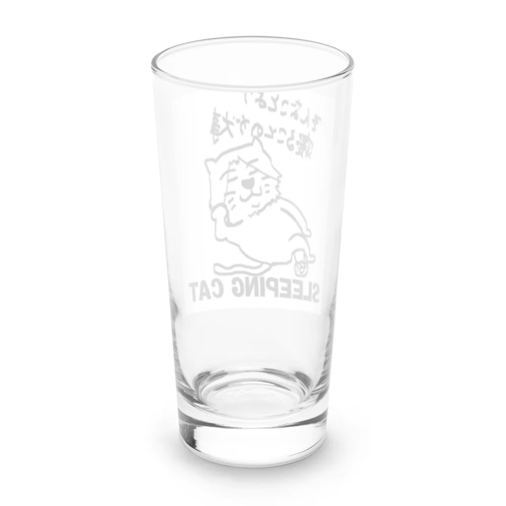 beaverchefのSleeping cat 2 Long Sized Water Glass :back