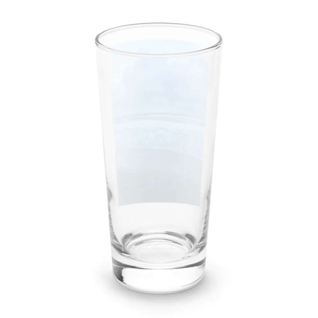 豊風本舗の夏の九十九里浜の浜辺　３ Long Sized Water Glass :back