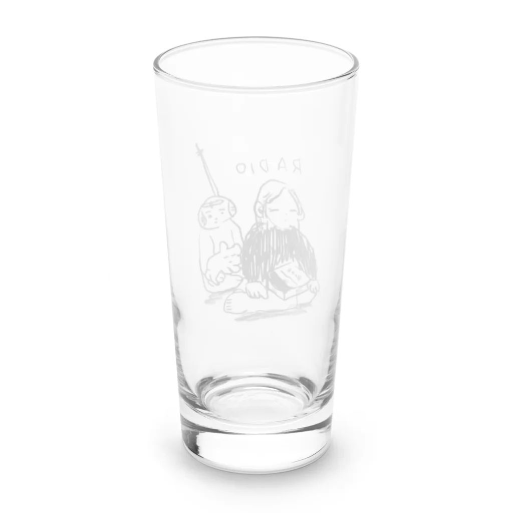 えたいのしれぬ屋のラジオ達 Long Sized Water Glass :back