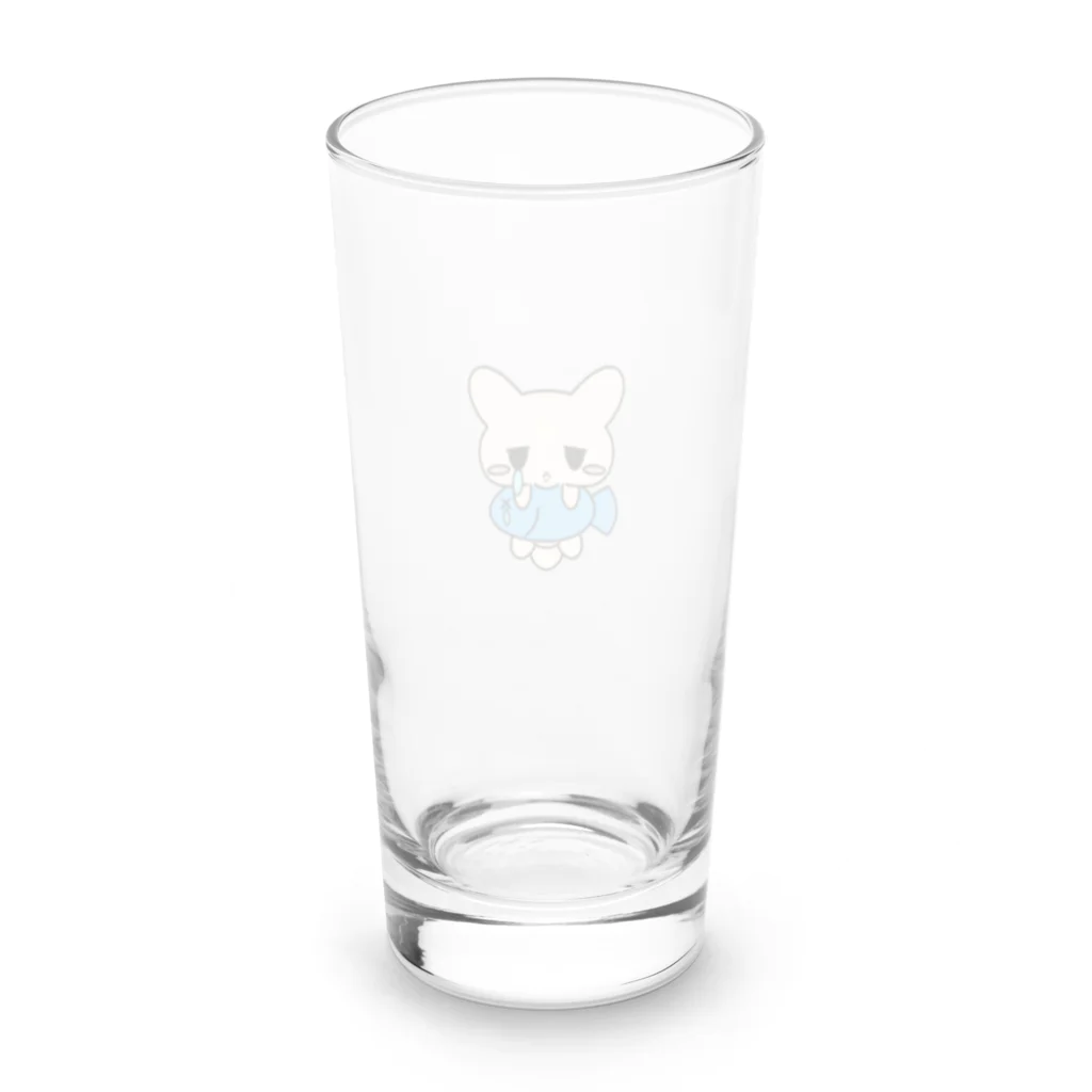 ムスっと！のピエんとねこさん Long Sized Water Glass :back