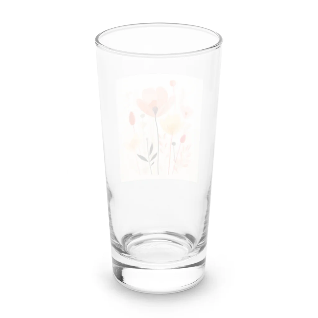 hobby58 SHOPのflower No,3 Long Sized Water Glass :back