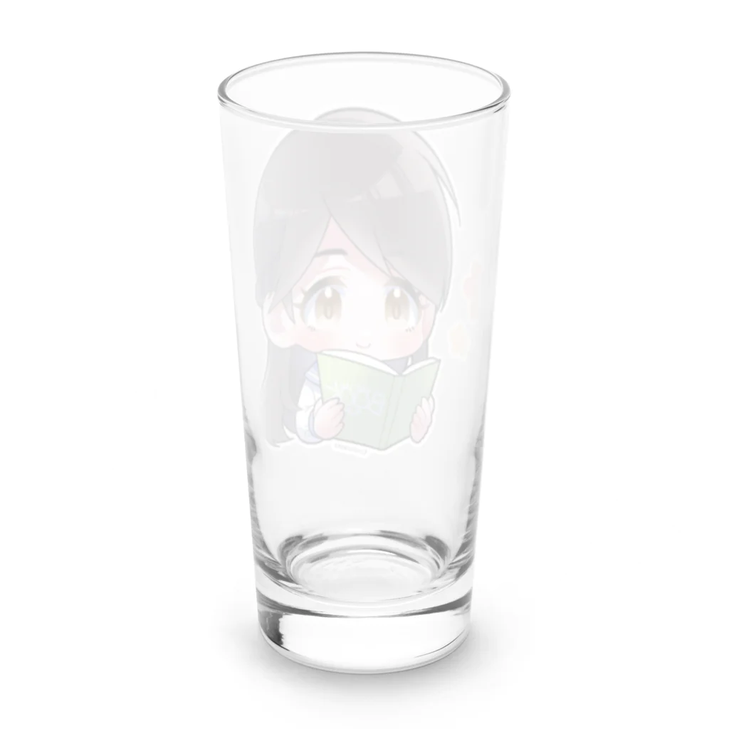 kinotowotoの読書ガール Long Sized Water Glass :back