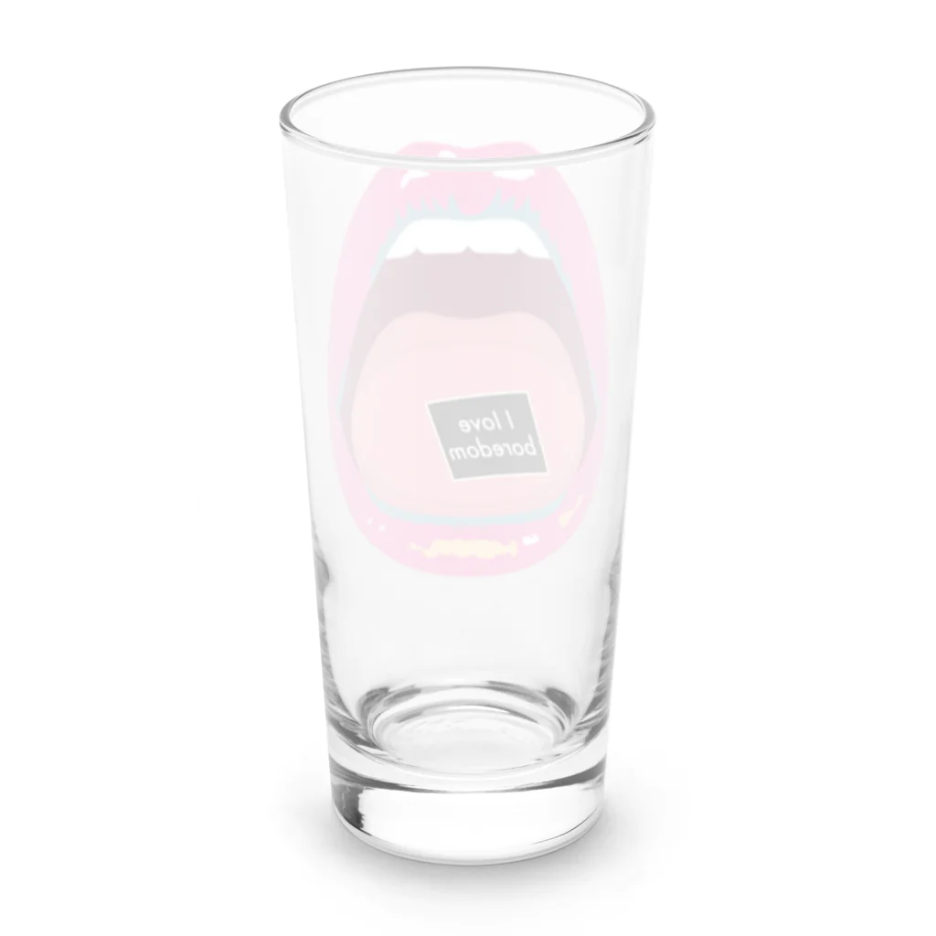 ゴトーアヒルのmouth & paper 退屈が大好きver. Long Sized Water Glass :back