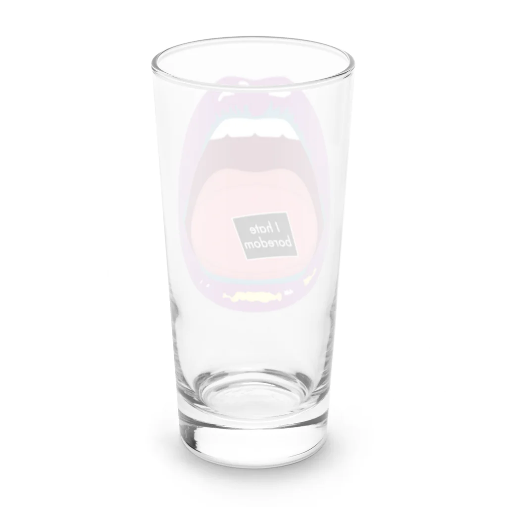 ゴトーアヒルのmouth & paper 退屈が大嫌いver. Long Sized Water Glass :back