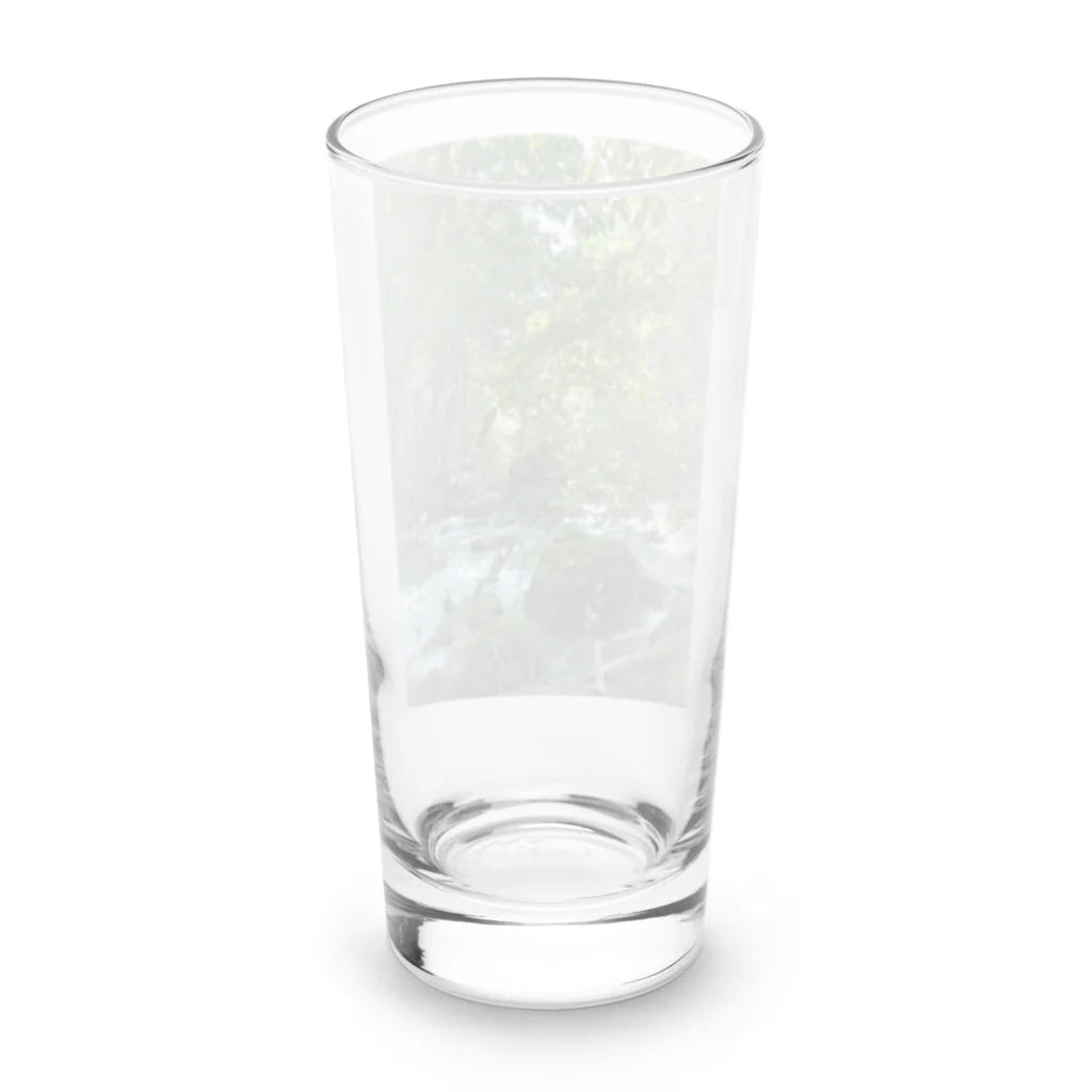 chan kumiの和柄　パワースポット滝 Long Sized Water Glass :back