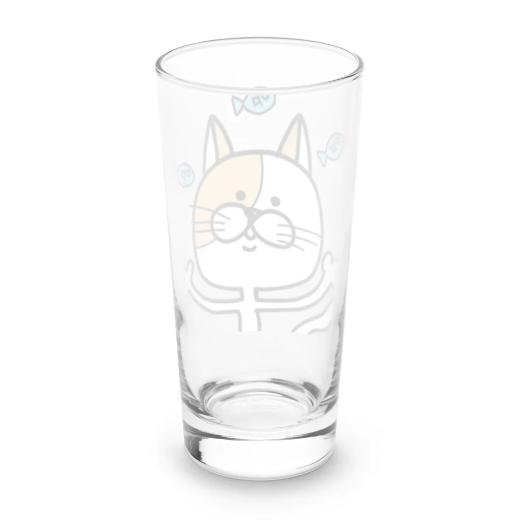 お寿司🍣のネコネコネ Long Sized Water Glass :back