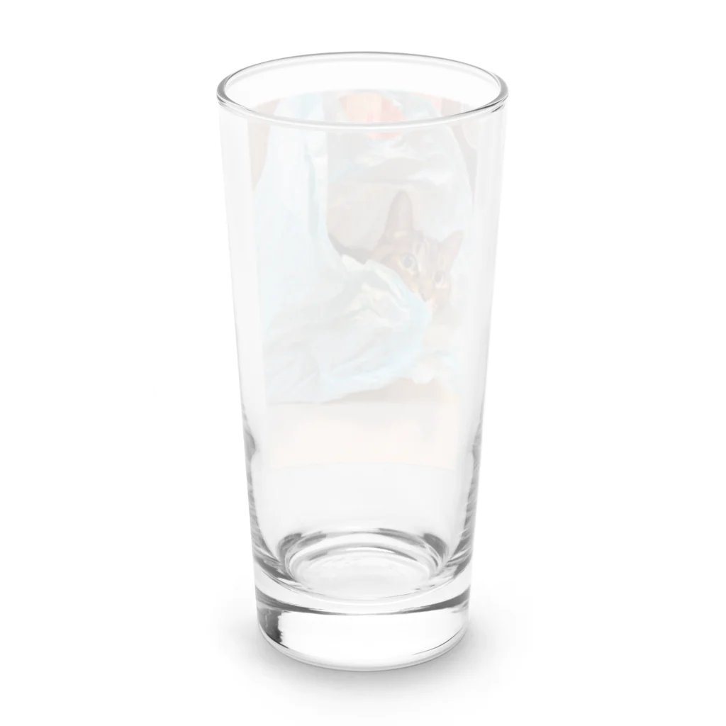 さくらパラダイスの袋大好きみぃー子さん Long Sized Water Glass :back