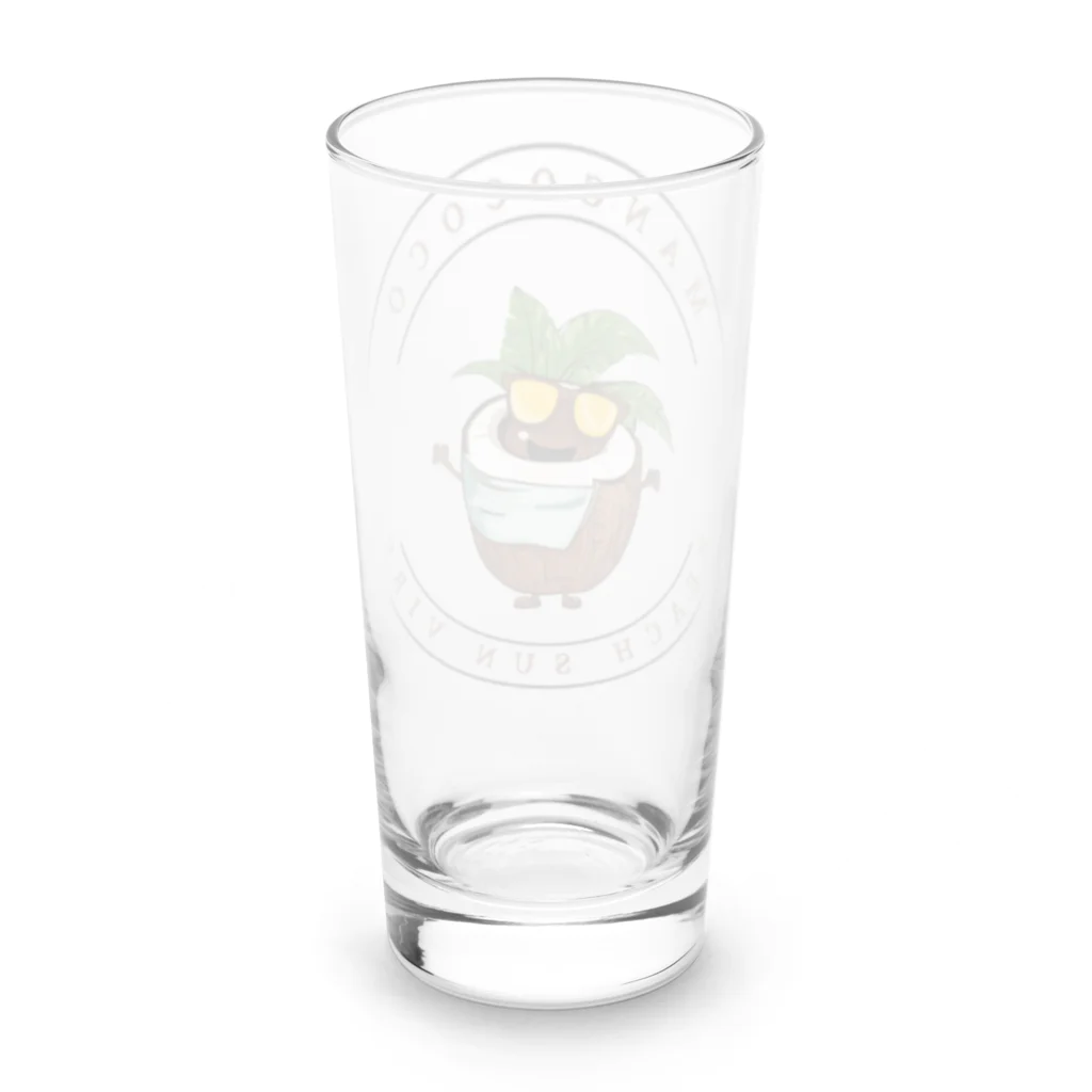 Mangococoの【開店限定価格】ココナッツキャラアイテム Long Sized Water Glass :back