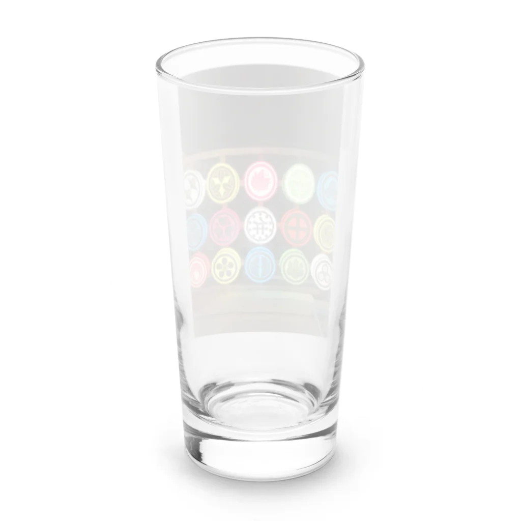 goemon1192の家紋カモンベイベー Long Sized Water Glass :back