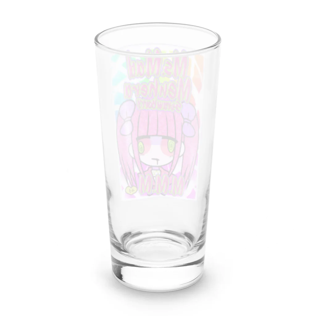 💗江崎びす子officialスズリ💗のMAD MENHERA Long Sized Water Glass :back