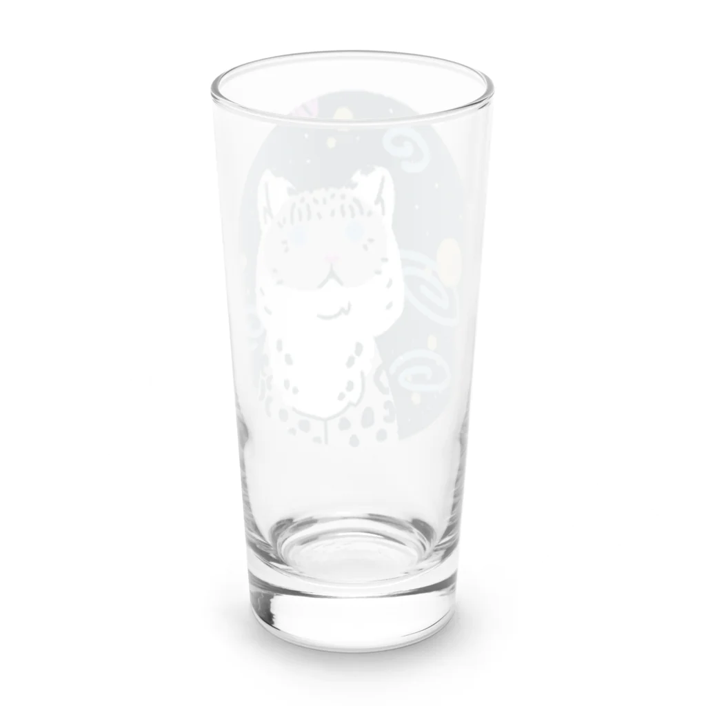 まりもの宇宙ユキヒョウ Long Sized Water Glass :back