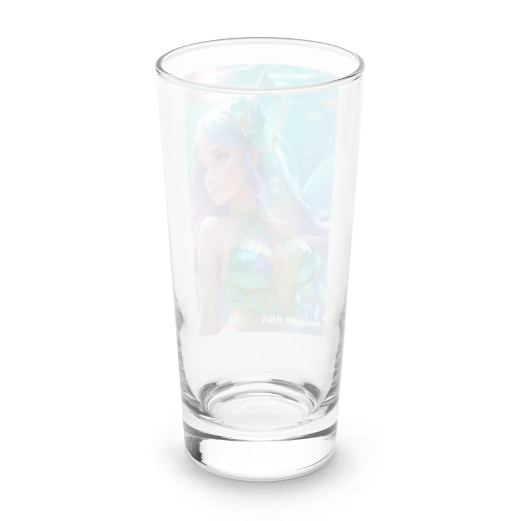 💖宇宙整体♪🌈♪こころからだチャンネル♪💖の mermaid  LARA Long Sized Water Glass :back