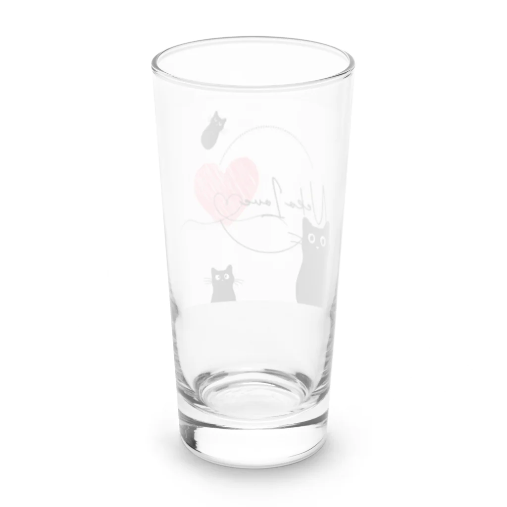 ねこねこの猫ラブ Long Sized Water Glass :back