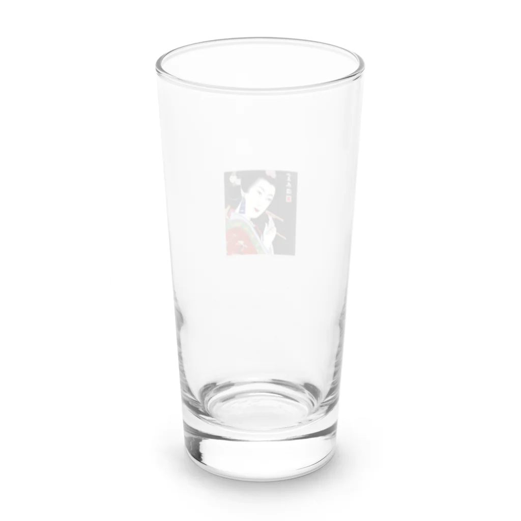 KOKORO商店の「和風美人のアートグッズ」 Long Sized Water Glass :back