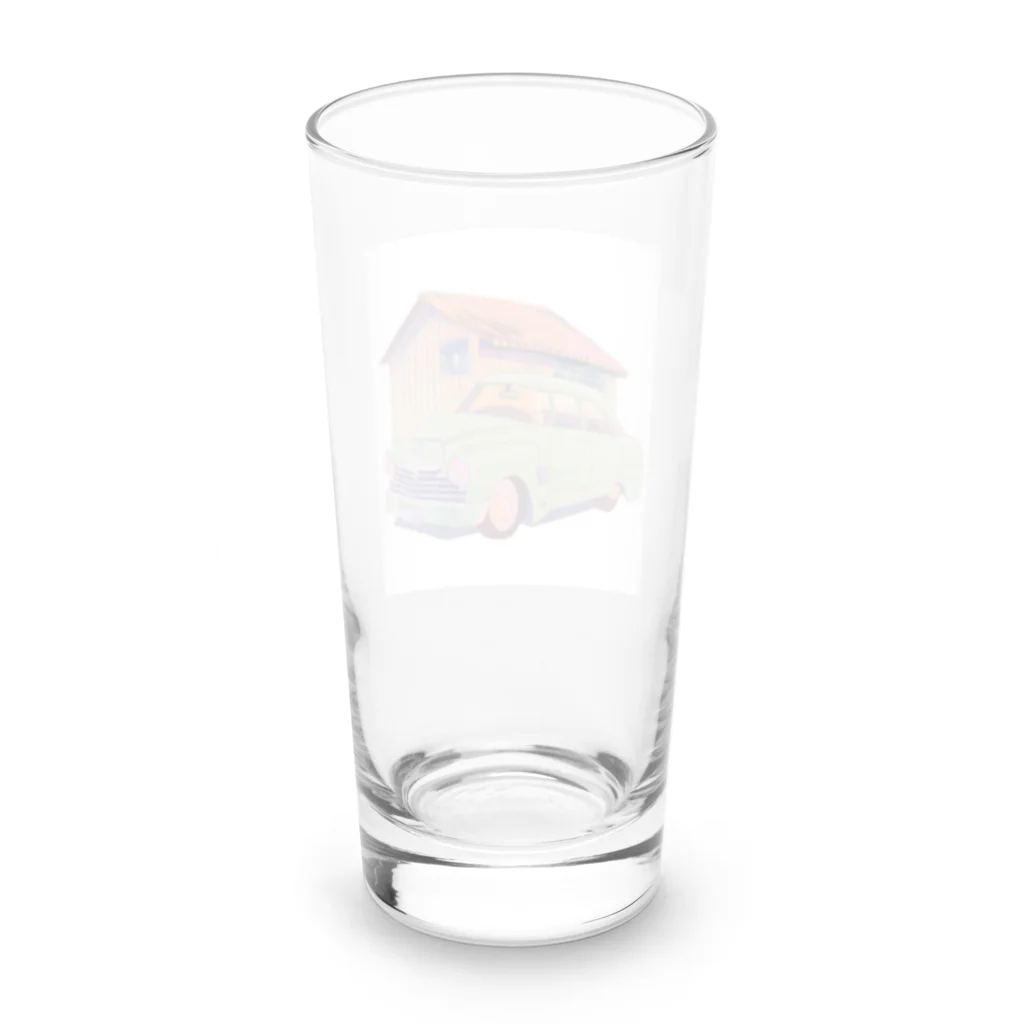 わびさび醤油の古き良き昭和時代 Long Sized Water Glass :back