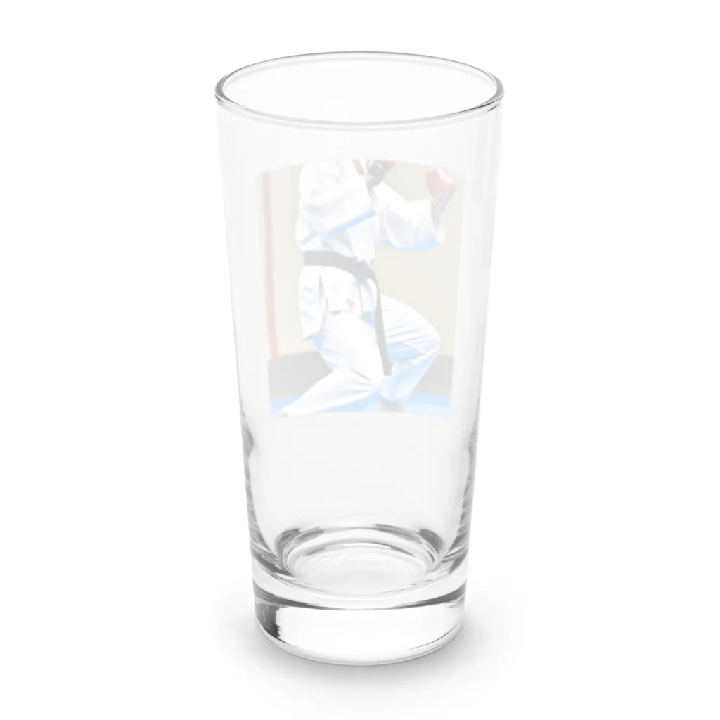 yoshito12345の空手大好きイラストグッズ Long Sized Water Glass :back