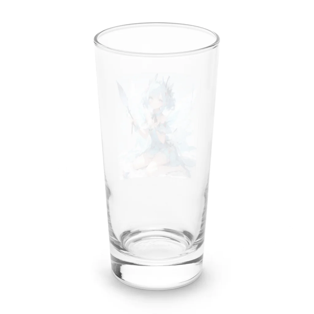 ロイ@イラストレーターHEXANFT販売美麗イラスト描きますの氷の妖精 Long Sized Water Glass :back