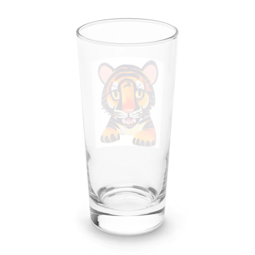 Ikujipappaのタイガー Long Sized Water Glass :back