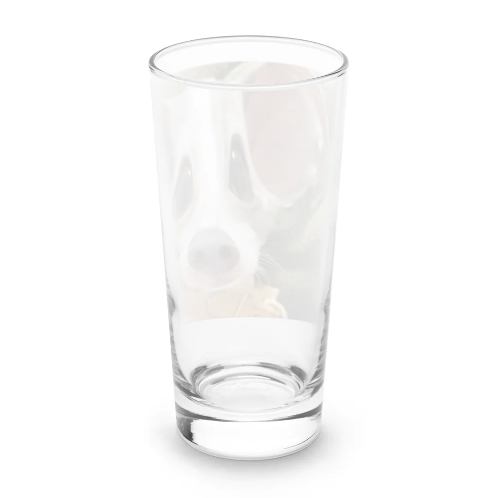 こはちのスピってる犬  Long Sized Water Glass :back