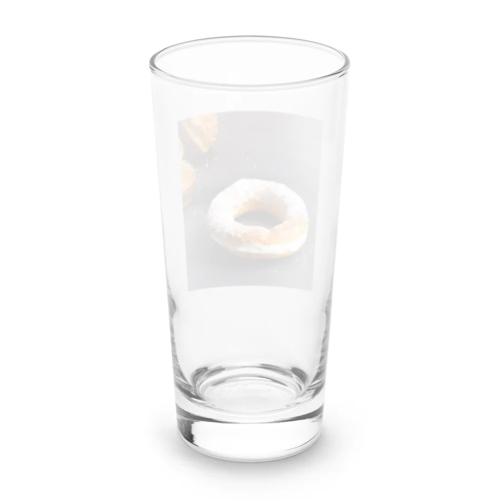 真希ショップの美味しそうなドーナツのグッズ Long Sized Water Glass :back