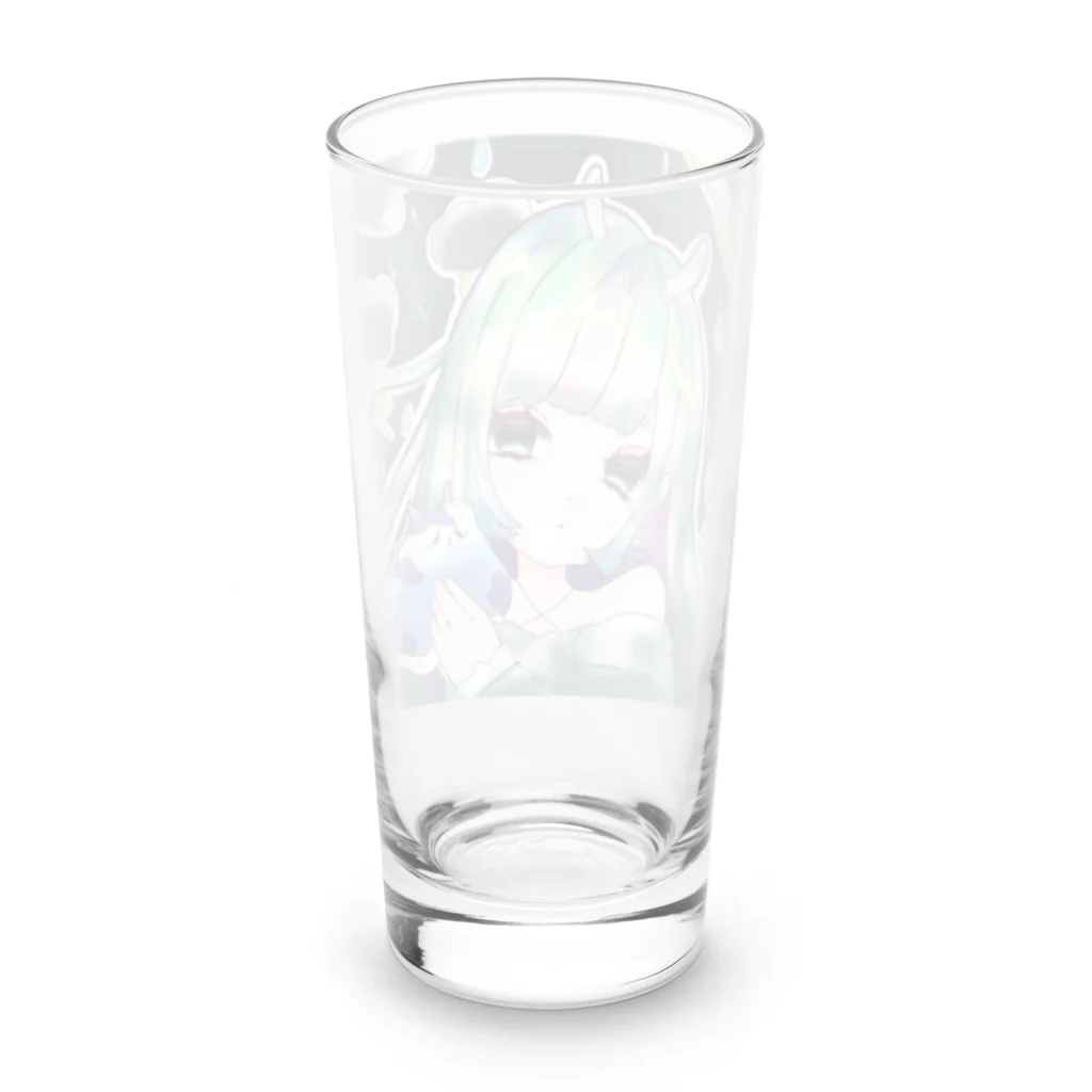 うみうしいるる🐬のうみうしいるる Long Sized Water Glass :back