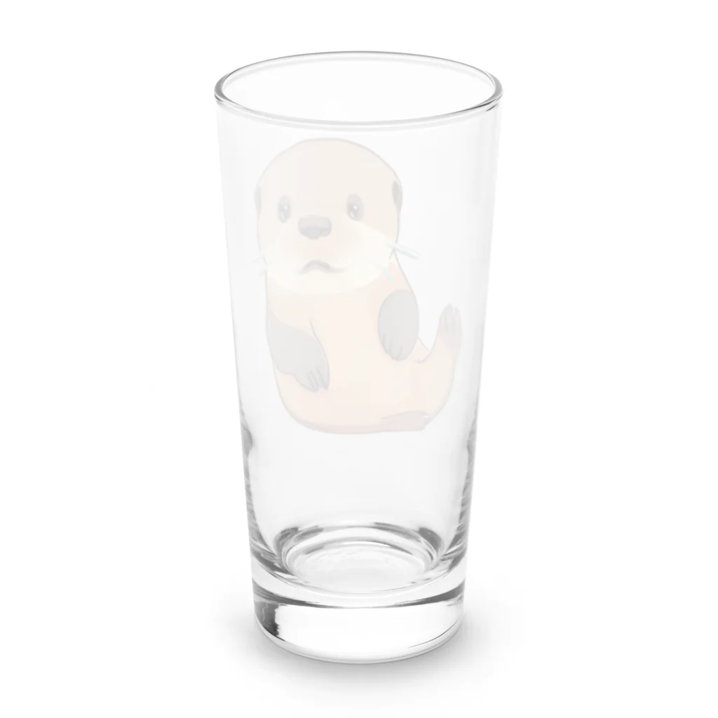 こじゃりデザイン事務所のつぶらなカワウソくん Long Sized Water Glass :back