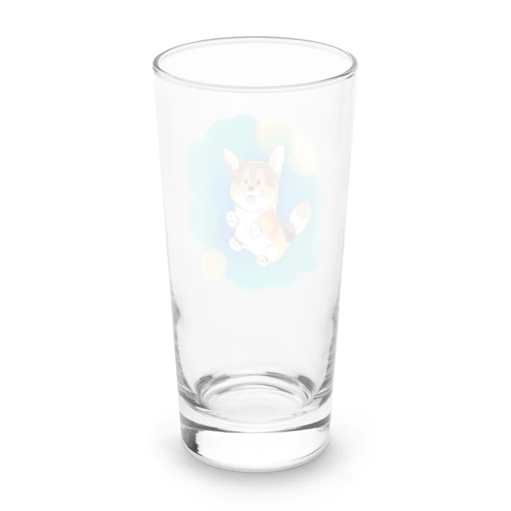 nakagawa-kikakuのコーギーの大ジャンプ Long Sized Water Glass :back