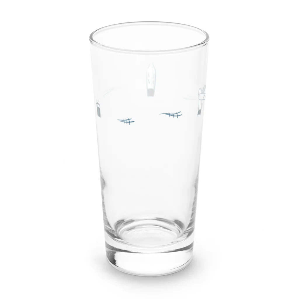 Seau | Shintaro Miyasawaの距離標と勾配標と逓減標のグラス Long Sized Water Glass :back
