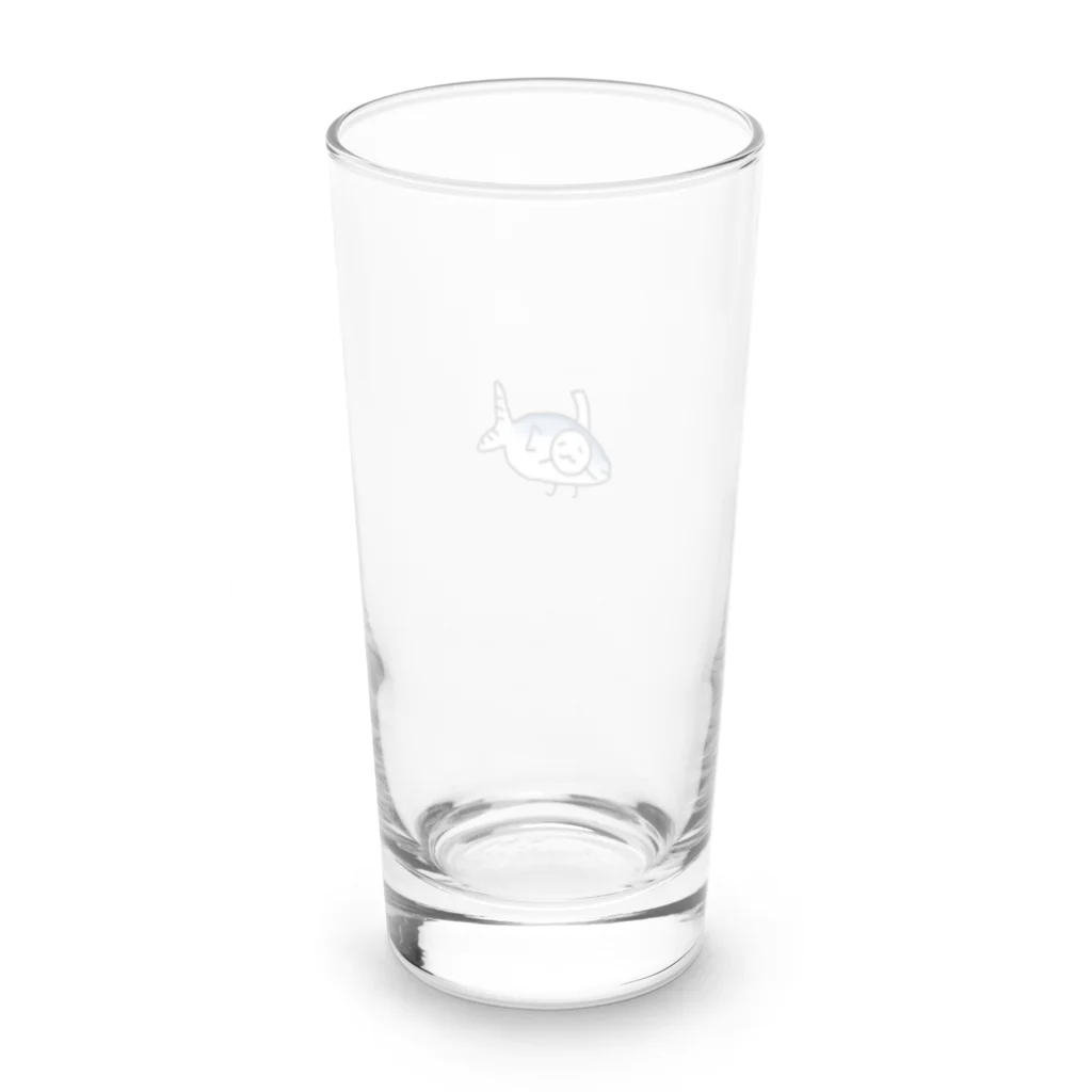 ろく@バタバタ数字系のまぐろくロンググラス Long Sized Water Glass :back