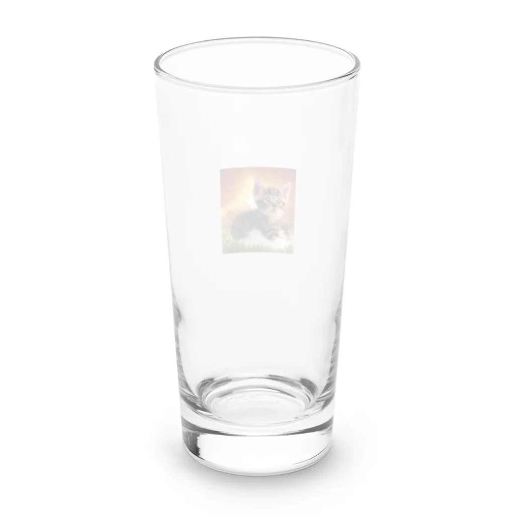 mrs-saleのふわふわ子猫コレクション Long Sized Water Glass :back