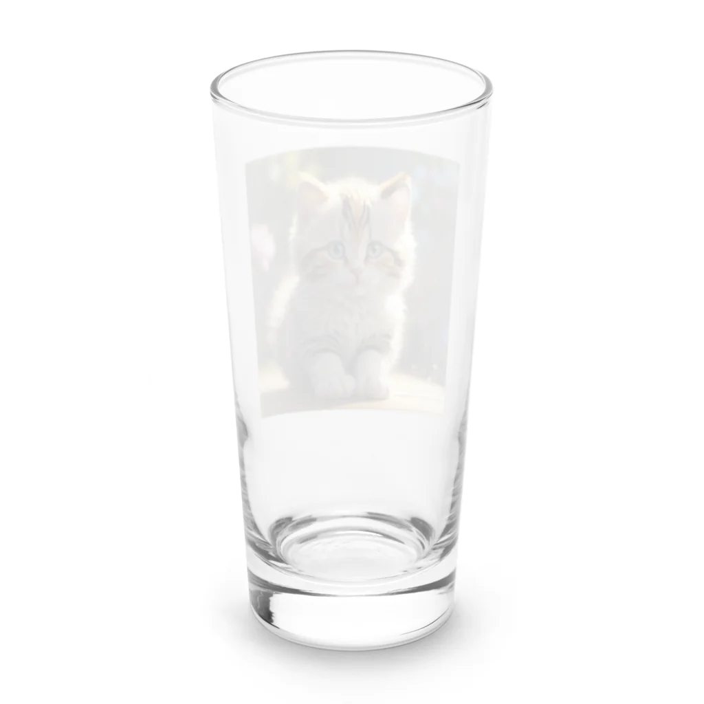 moonshine_fukurouの愛くるしい猫目線 Long Sized Water Glass :back