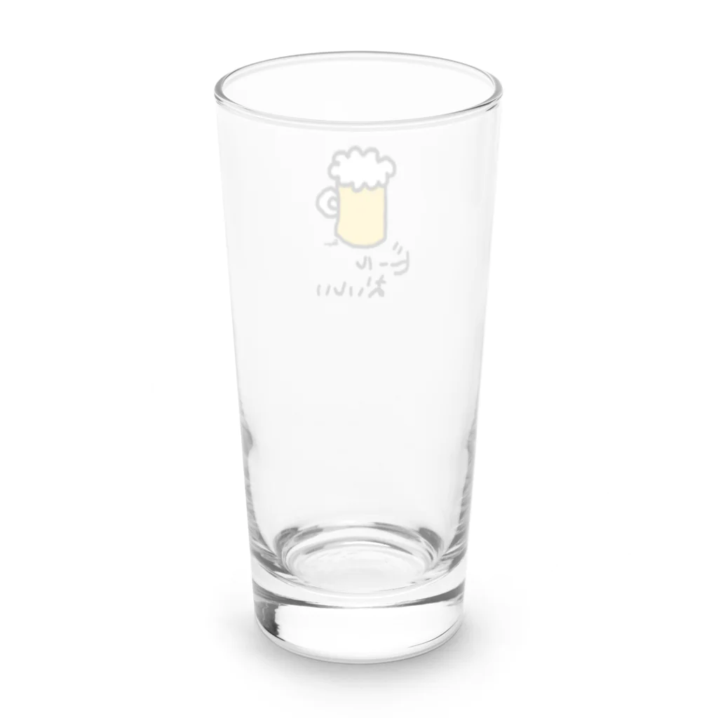 さゆの広場のビールおいしい Long Sized Water Glass :back