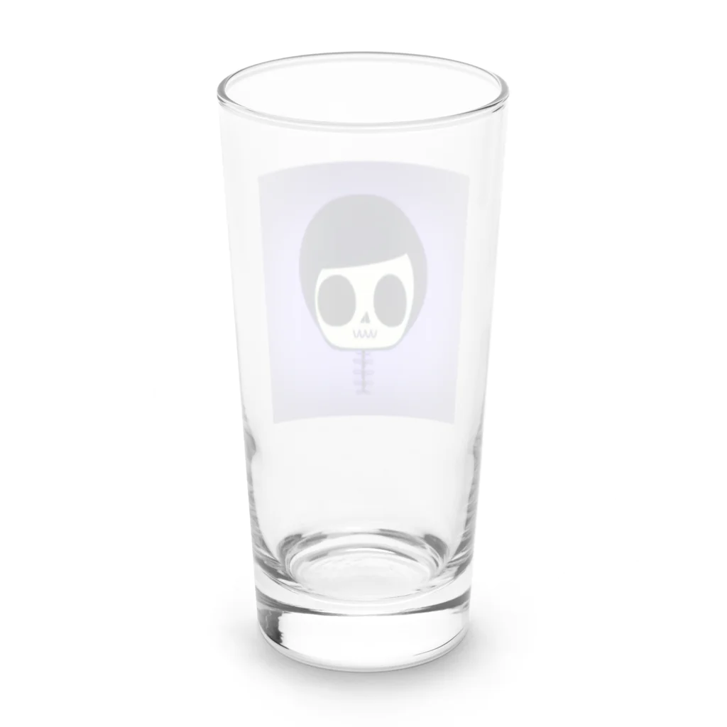 DRWFのホネまじめくん Long Sized Water Glass :back