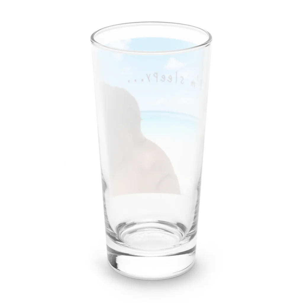 Nicosiaのi'm sleepy Long Sized Water Glass :back