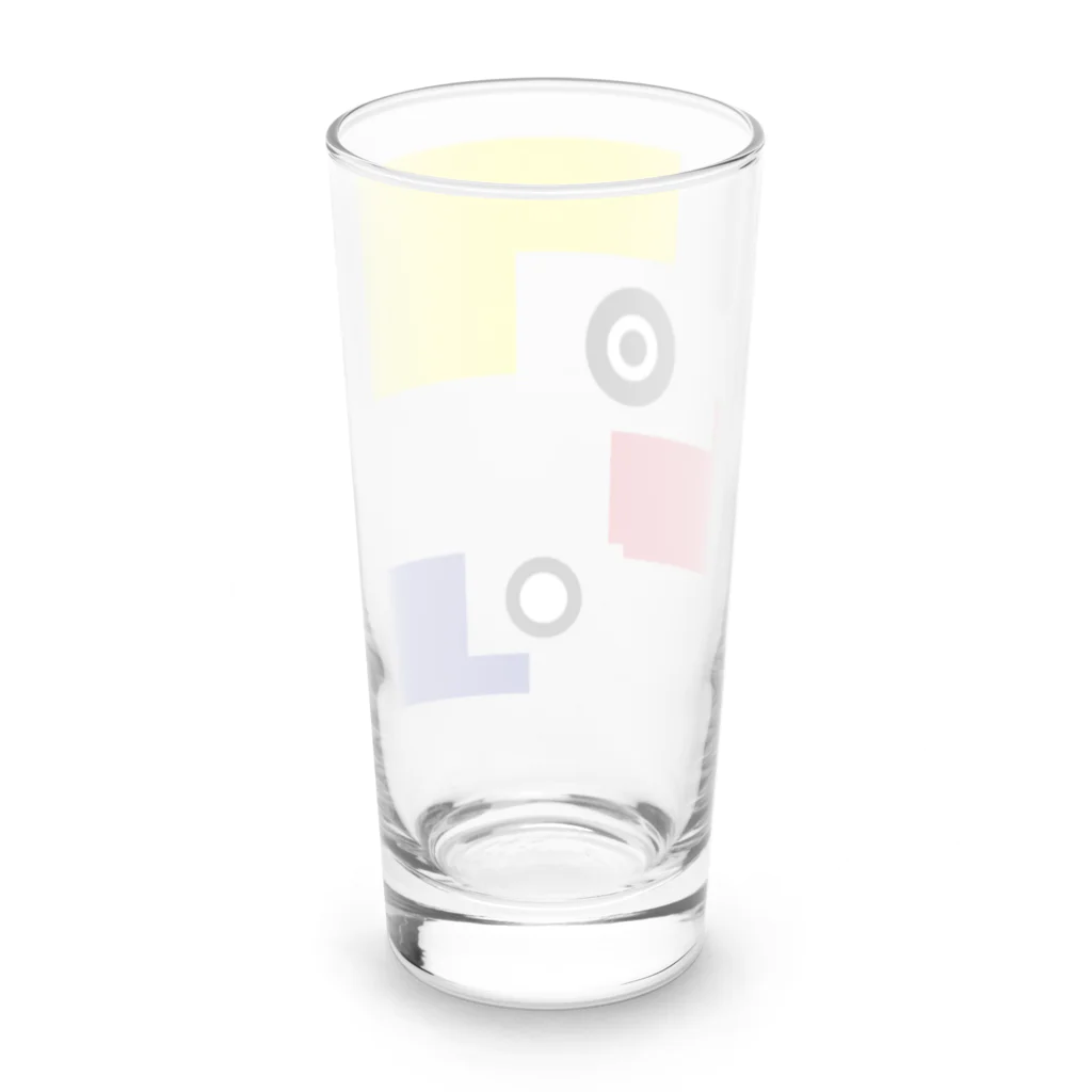 NOのTHREE SQUARE Long Sized Water Glass :back