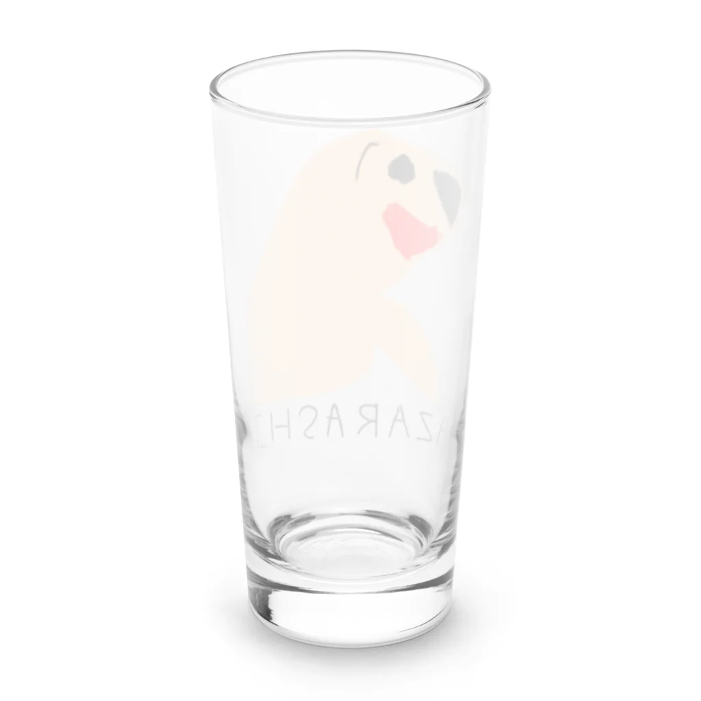 animaltennensuiの息子が描きそうなシリーズ:アザラシ Long Sized Water Glass :back