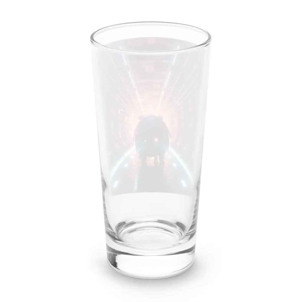 anc90のI'm a robot.20230906 Long Sized Water Glass :back