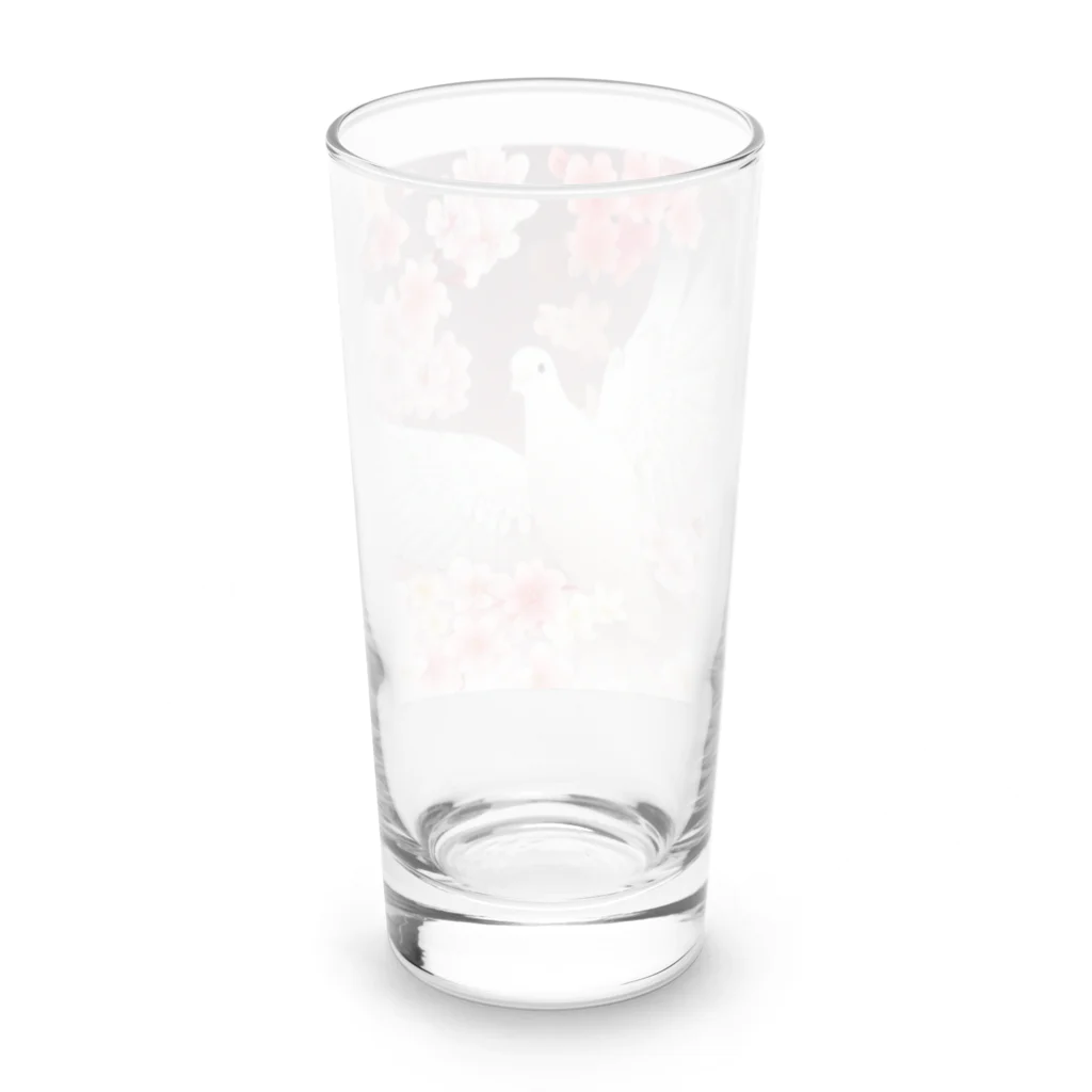 こりすまるの夢幻　鳩　優雅 Long Sized Water Glass :back