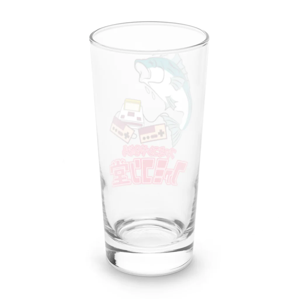 オサカナ店長（ファミコン堂）のファミコン堂　オサカナ店長 Long Sized Water Glass :back