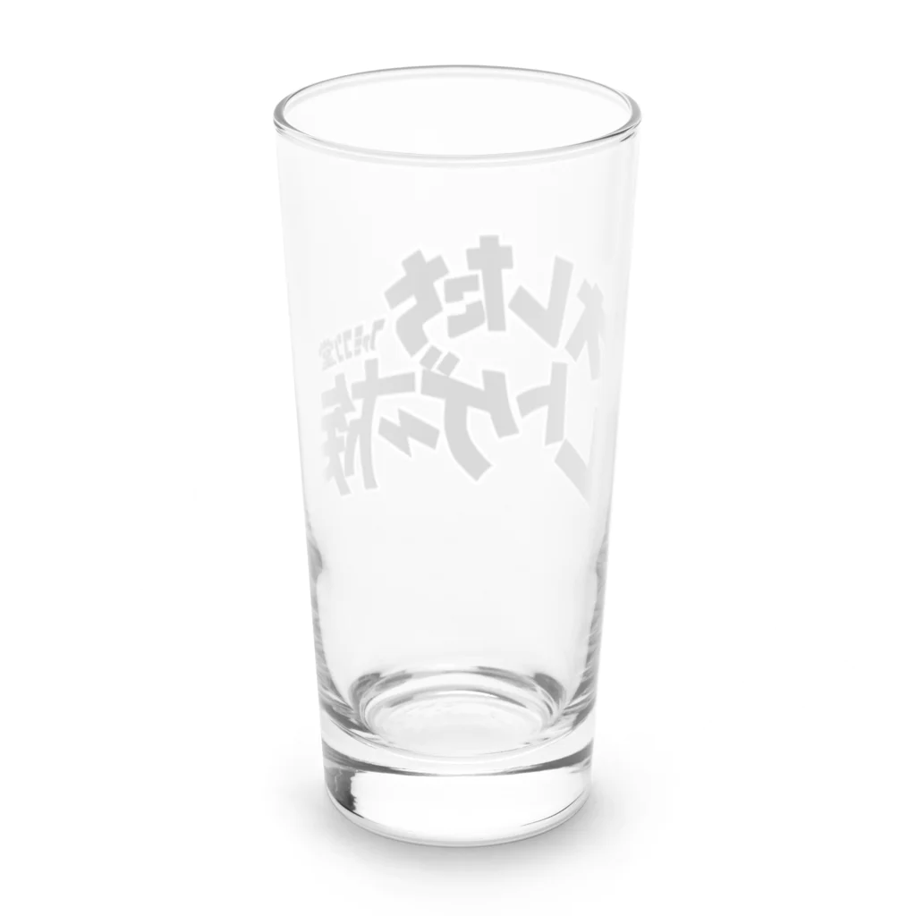 オサカナ店長（ファミコン堂）のオレたち　レトゲー族　ファミコン堂　 Long Sized Water Glass :back